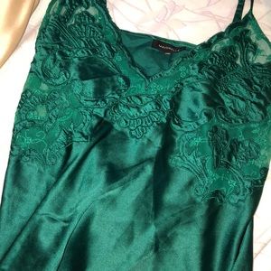 MAJORELLE Dresses - Green embroidered silk dress MAJORELLE Dresses - Green embroidered silk dress